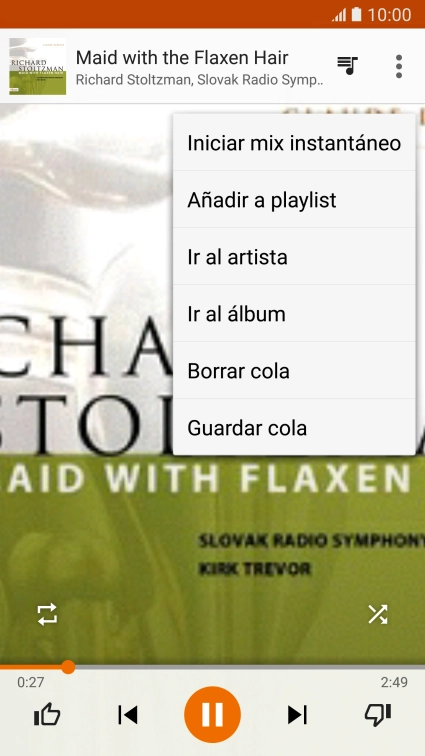 Pulsa Añadir a playlist.