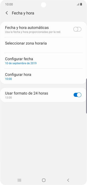 Pulsa el indicador junto a 