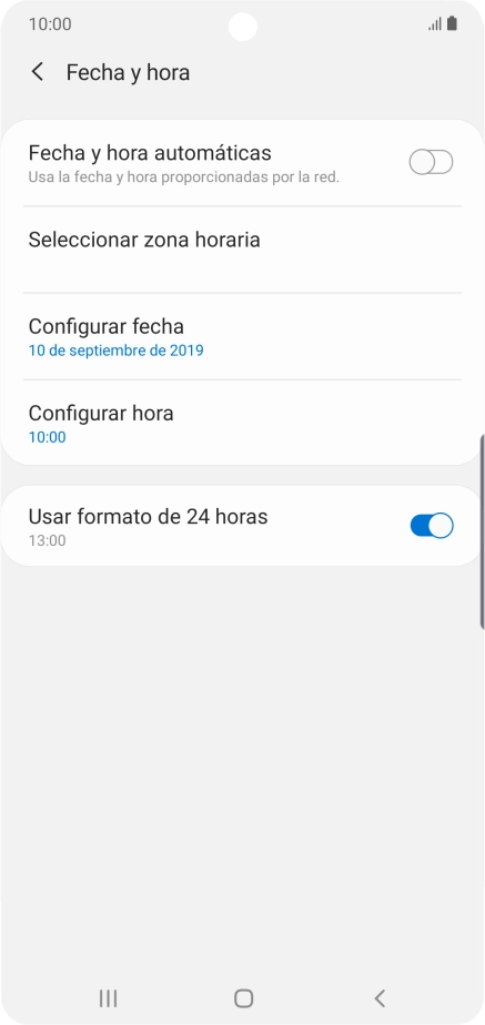 Pulsa el indicador junto a 