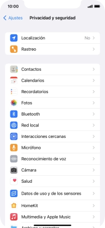Pulsa Localización.