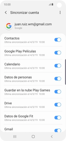 Pulsa la tecla de inicio para terminar y regresar a la pantalla de inicio.