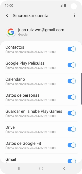 Pulsa la tecla de inicio para terminar y regresar a la pantalla de inicio.