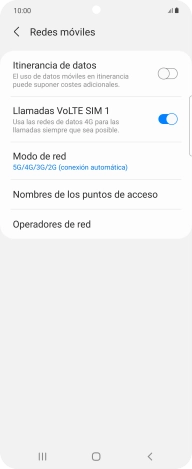 Pulsa Nombres de los puntos de acceso.