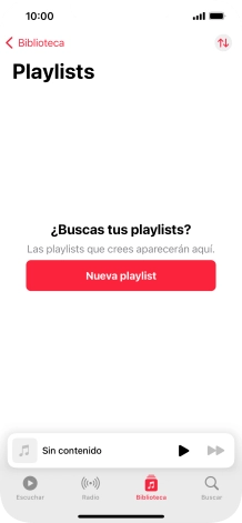 Pulsa Nueva playlist.