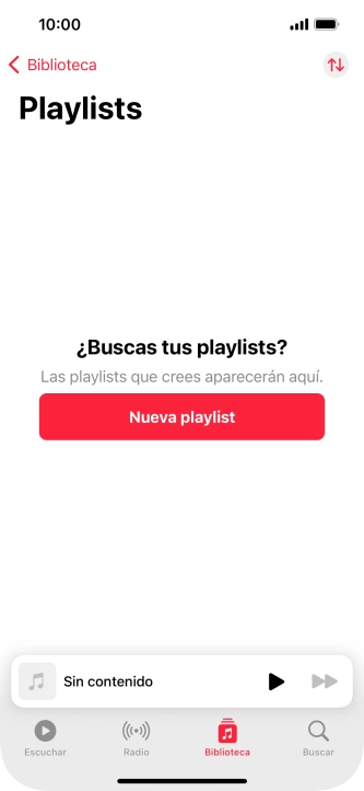 Pulsa Nueva playlist.