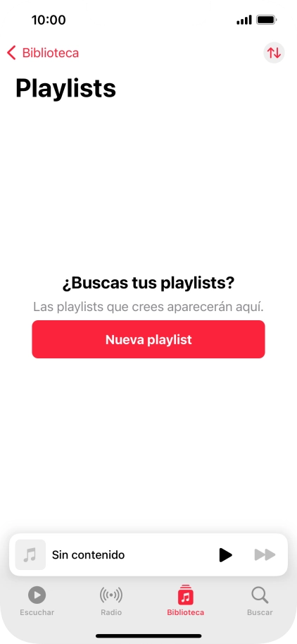 Pulsa Nueva playlist.