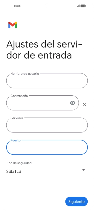 Pulsa Siguiente.