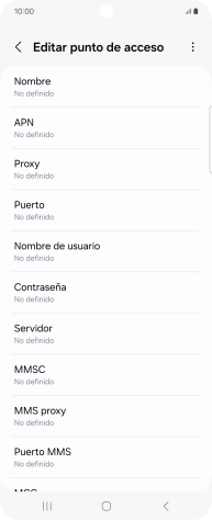 Pulsa Nombre.