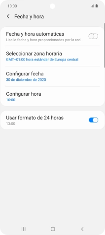 Pulsa el indicador junto a 