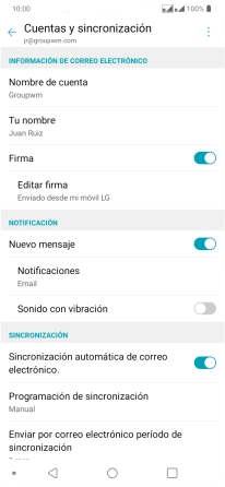 Pulsa el indicador junto a 