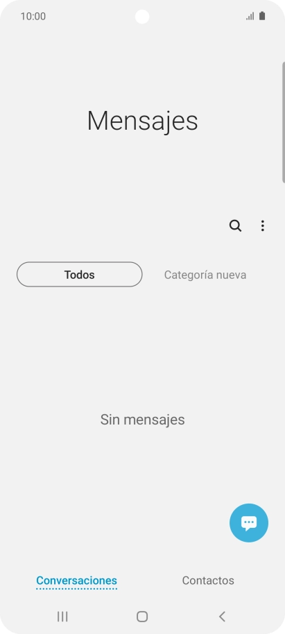 Pulsa el icono de menú.