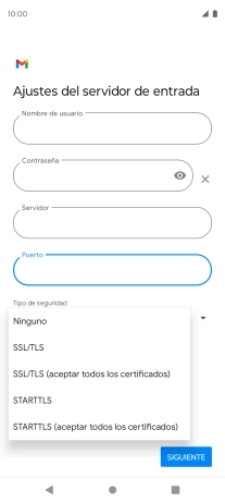 Pulsa SSL/TLS.