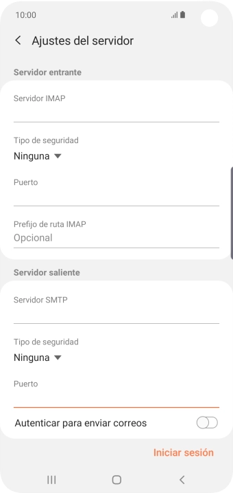 Pulsa Iniciar sesión.