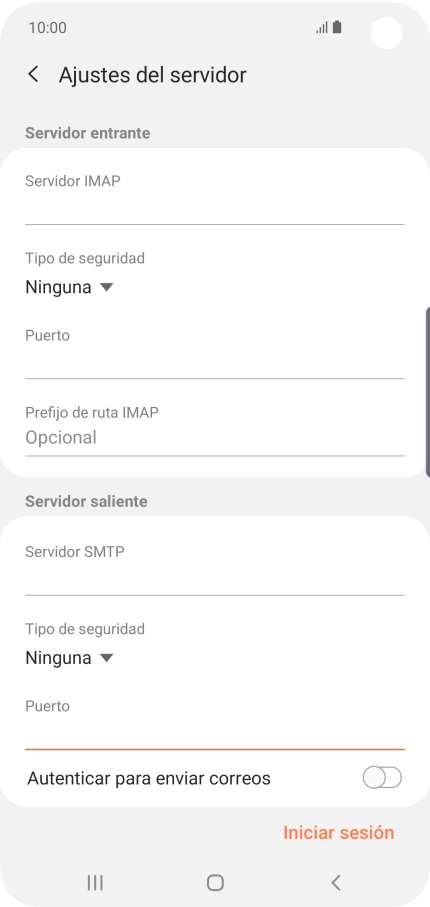 Pulsa Iniciar sesión.
