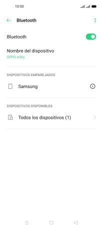 Pulsa la tecla de inicio para terminar y regresar a la pantalla de inicio.