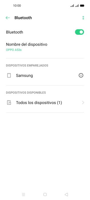 Pulsa la tecla de inicio para terminar y regresar a la pantalla de inicio.