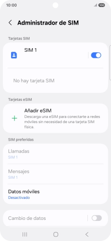 Pulsa Añadir eSIM.