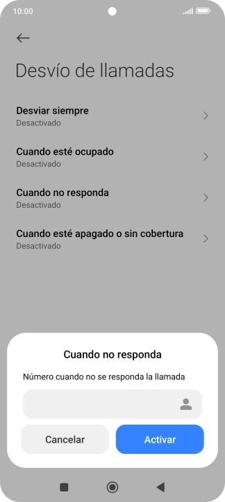 Introduce +34600132000 y pulsa Activar.