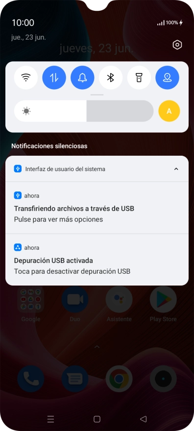 Pulsa Pulse para ver más opciones.