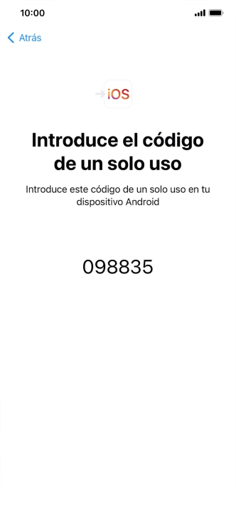 Seguir las indicaciones de la pantalla y de la app 
