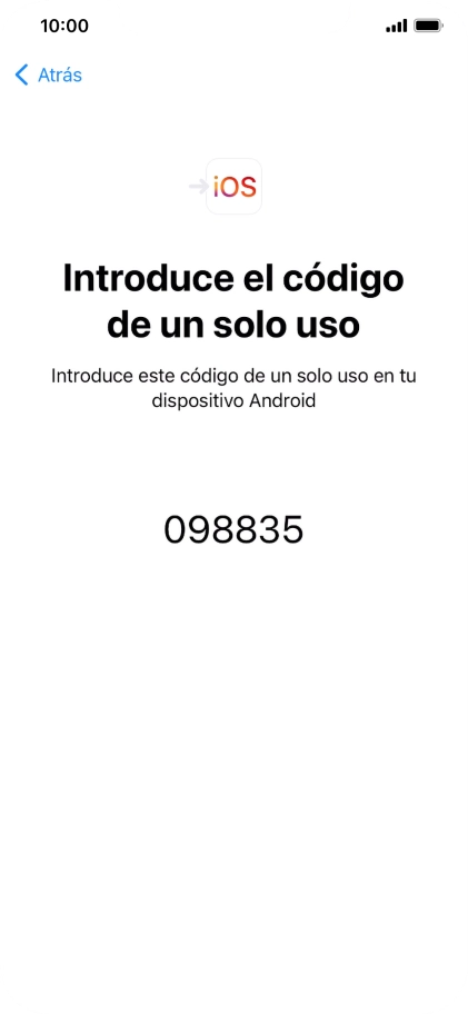 Seguir las indicaciones de la pantalla y de la app 