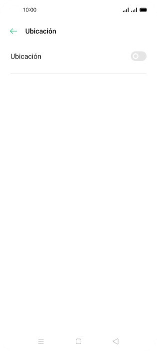 Pulsa el indicador para activar o desactivar la función.