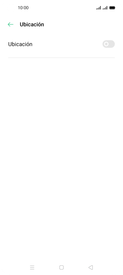 Pulsa el indicador para activar o desactivar la función.