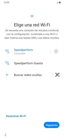 Pulsa Siguiente.