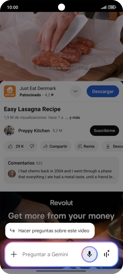 Pulsa Hacer preguntas sobre este video.