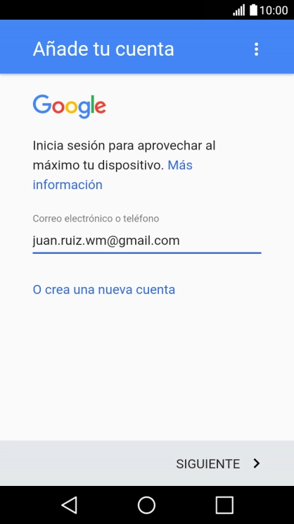 Pulsa SIGUIENTE.