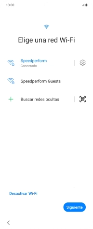 Pulsa Siguiente.