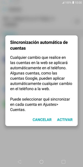 Si activas la función, pulsa ACTIVAR.