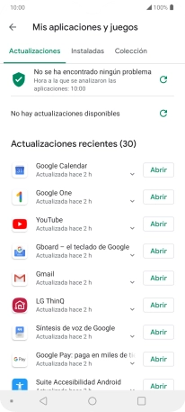 Pulsa Instaladas.