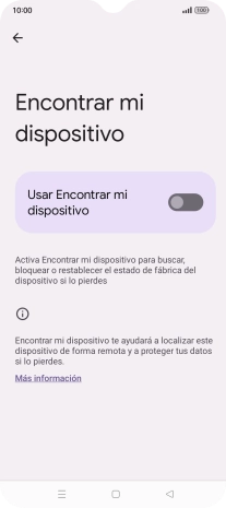 Pulsa el indicador junto a 