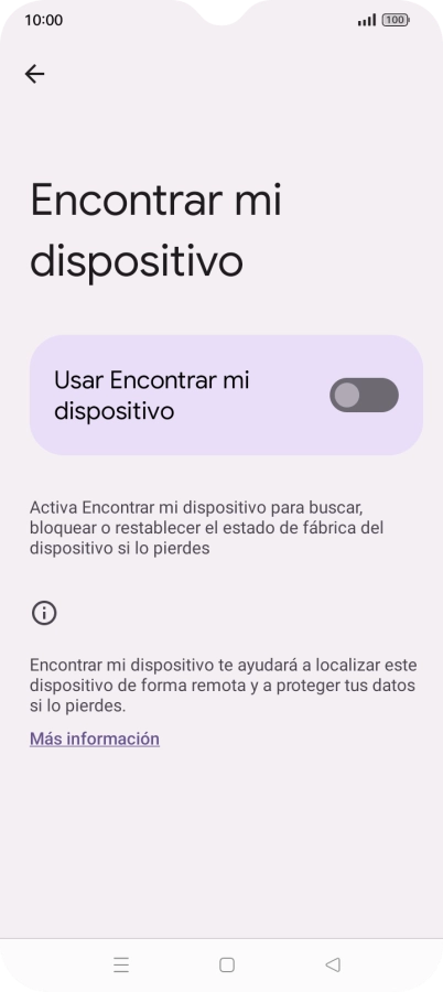 Pulsa el indicador junto a 