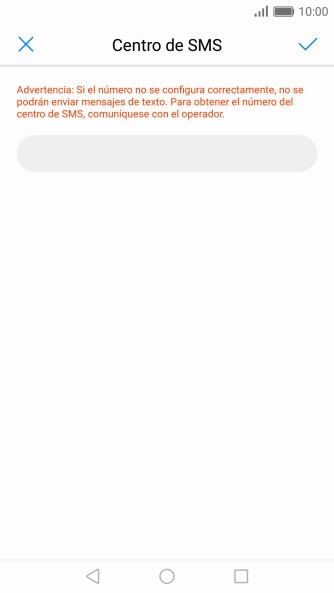 Pulsa en el campo de escritura.