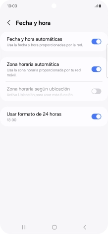Pulsa la tecla de inicio para terminar y regresar a la pantalla de inicio.