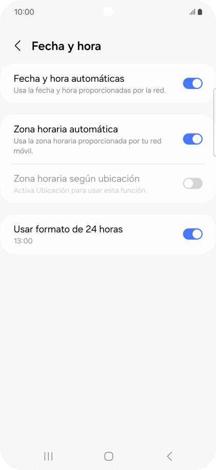Pulsa la tecla de inicio para terminar y regresar a la pantalla de inicio.