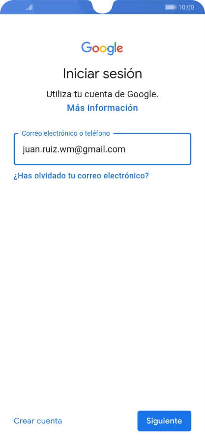 Pulsa Siguiente.