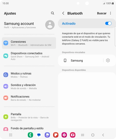 Pulsa la tecla de inicio para terminar y regresar a la pantalla de inicio.