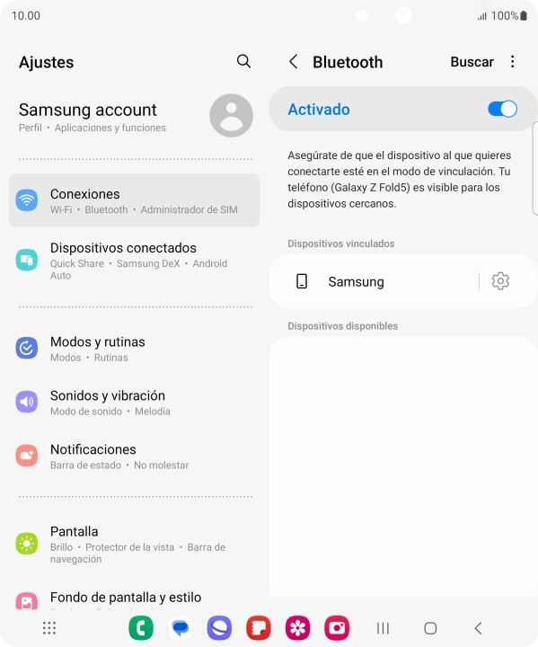 Pulsa la tecla de inicio para terminar y regresar a la pantalla de inicio.