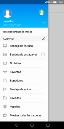 Pulsa la lista desplegable.