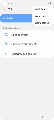 Pulsa Avanzado.