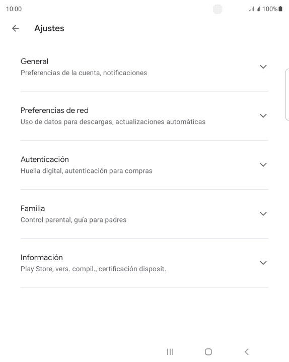 Pulsa Preferencias de red.