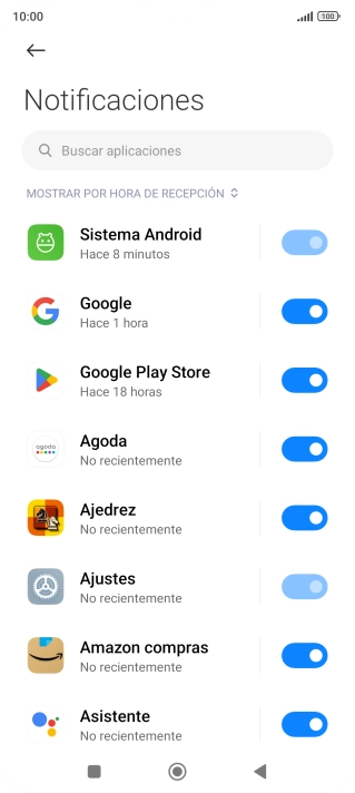 Pulsa la app deseada.