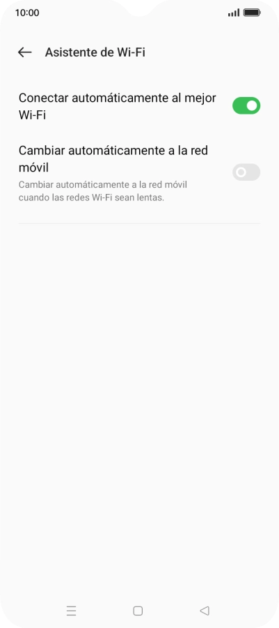 Pulsa el indicador junto a 