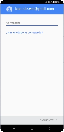 Pulsa Contraseña e introduce la contraseña de tu cuenta de Google.