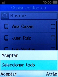 Selecciona Seleccionar todo.