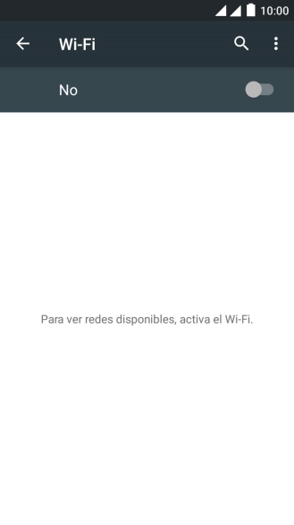 Pulsa el indicador para activar la función.