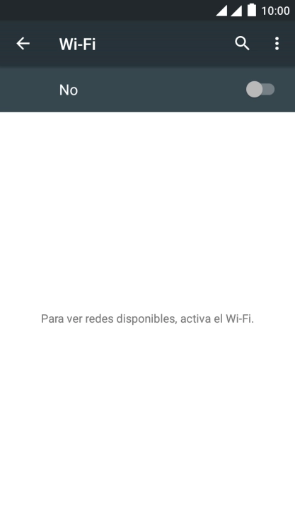 Pulsa el indicador para activar la función.